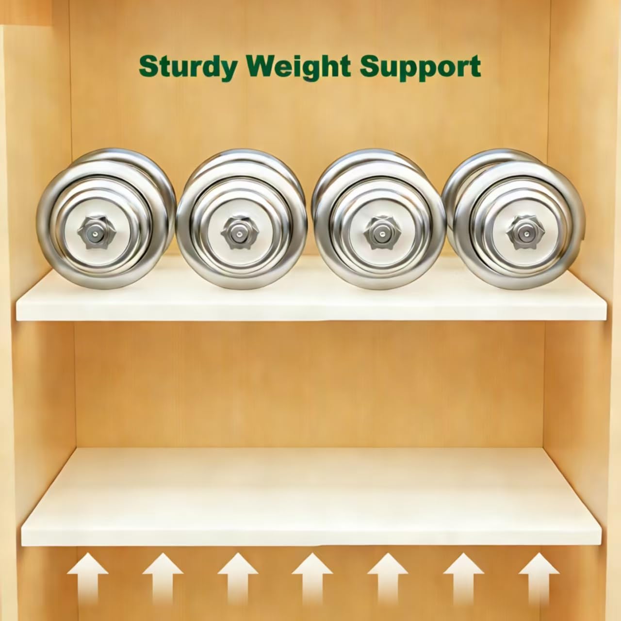 Expandable Closet Shelf Organizer, Adjustable Shelves Organizer, Storage Shelving Rack DIY Divider RV Separator for Cabinet Pantry Wardrobe Cupboard Kitchen, Small 1 Pack