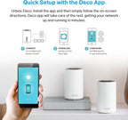 TP-Link Deco AXE5400 Tri-Band WiFi 6E Mesh System(Deco XE75 Pro) - 2.5G WAN/LAN Port, Covers up to 7200 Sq.Ft, Replaces WiFi Router and Extender, AI-Driven Mesh, New 6GHz Band, 3-Pack (Renewed)