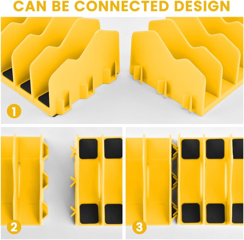 2 Pack Pliers Organizer Rack, 10 Slots Pliers Cutters Organizer Rack Plastic Tool Organizers Space Saving Tool Drawer Toolbox Organizers for Tools Box Storage(COLOR:yellow)