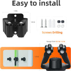 12 PCS Broom Holder Wall Mount, Upgraded Heavy Duty Mop and Broom Holder Wall Mount, Stainless Steel Broom Hanger Mop Holder Rack for Kitchen Laundry Garden Tool Organizer
