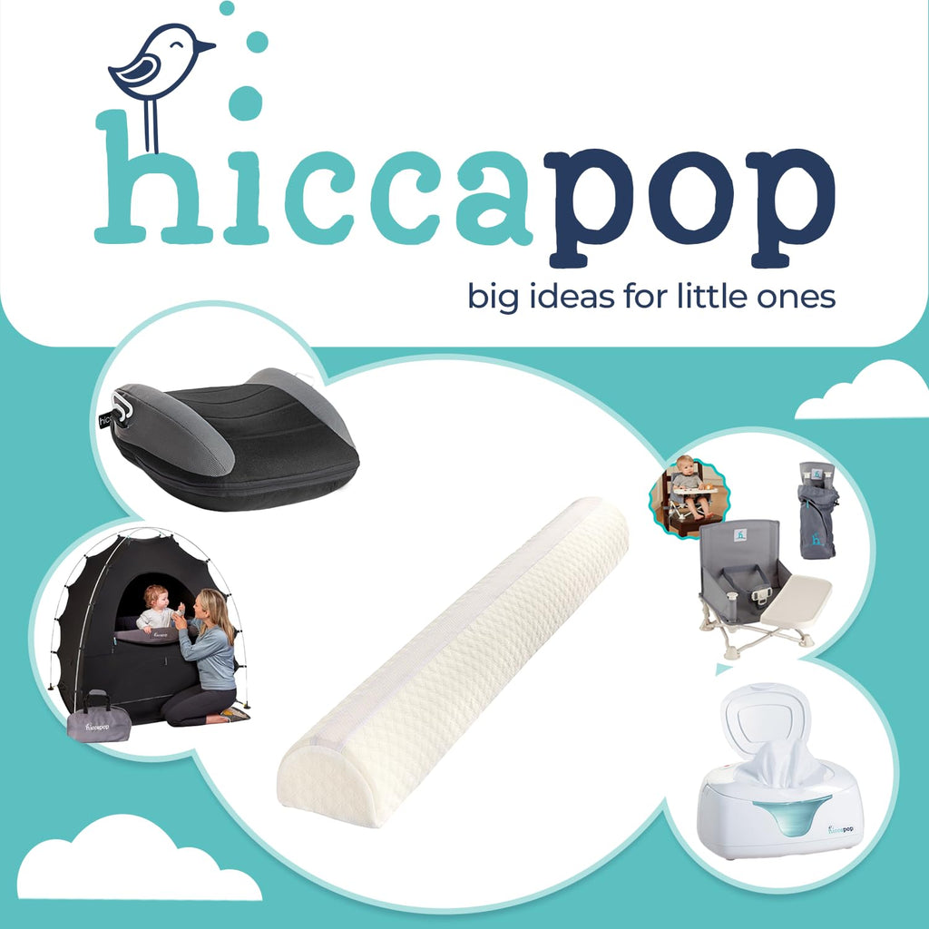 Hiccapop [1-Pack] Toddler Bed Rail Bumper, Bed Bumper for Toddlers, Kids Foam Safety Bed Guard Rail for Toddlers, Bed Side Rail for Twin, Queen, King