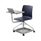 National Public Seating CoGo 25-inch Mobile Tablet Chair, Blue/Gray (COGO-04)
