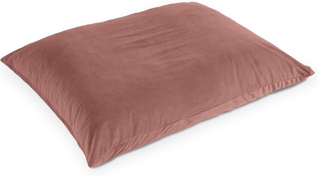 Jaxx Pillow Saxx 5.5-Foot Décor Bean Bag Giant Floor Pillow Lounge, Lush Velvet Mauve