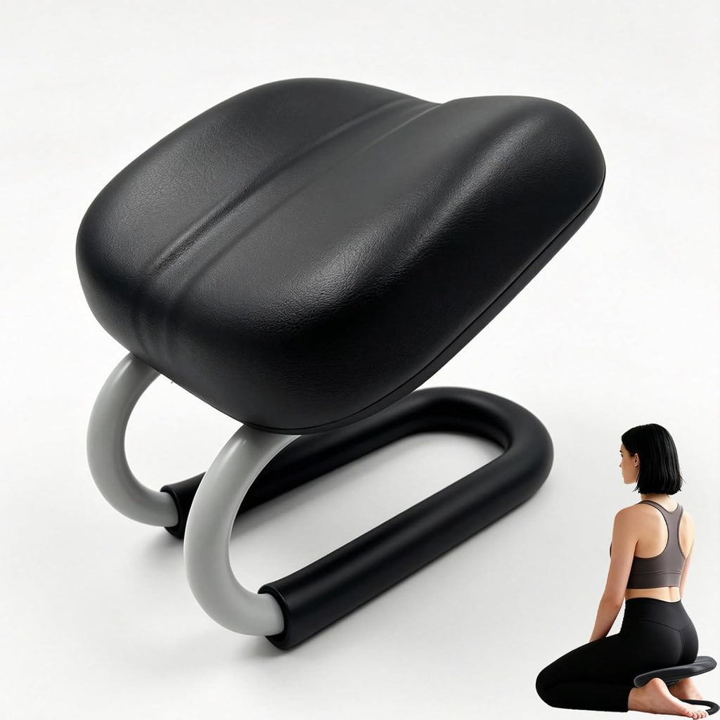 Meditation Bench & Prayer Kneeling Meditation Stool, Adjustable Height Meditation Chair, Prayer Bench with Cushion for Home Worship, Studio Portable Non-Slip Yoga Stool and Quiet Reflection.