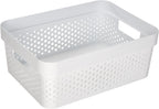 CURVER | Infinity Box 11L, White, 35.6 x 26.6 x 13.6 cm, Recycled Plastic