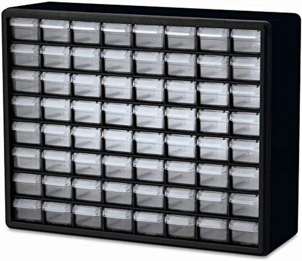 Akro-Mils 64 & 44 Drawer Plastic Parts Storage Cabinets Bundle