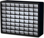 Akro-Mils 64 & 44 Drawer Plastic Parts Storage Cabinets Bundle