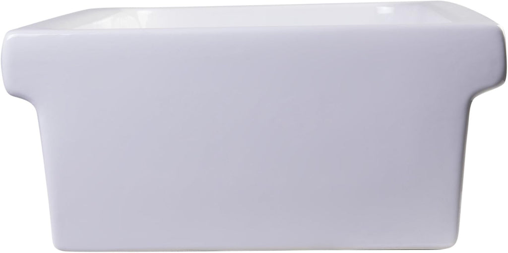 Alfi AB36TR Alfi Brand 35.5" Above Mount Fireclay Bath, 36", White