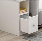 Side Tables Living Room Small Side Table Sofa Sideboard Cabinet Sandwich Narrow Gap Next to Light Luxury Corner Bedside Coffee(25x90x55cm)