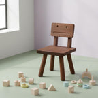 Qianly Wooden Animal Chair Sturdy Chair Non-Slip Feet Cartoon Character Seat for Kindergarten, Playroom, 26x26x45cm, Rabbit