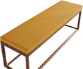 Bench Cushion Outdoor/Indoor Furniture - 36/40/42/48/60/72 inch Linen Thicken Seat Cushion Loveseat Chair Pad,for Patio, Garden, Sofa, Window(Yellow,160x30x5cm)