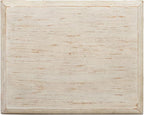 Jennifer Taylor Home Veda 20" Reclaimed Wood Stacked Geometric Waterfall Side Table, Whitewashed Natural Reclaimed Pine Wood