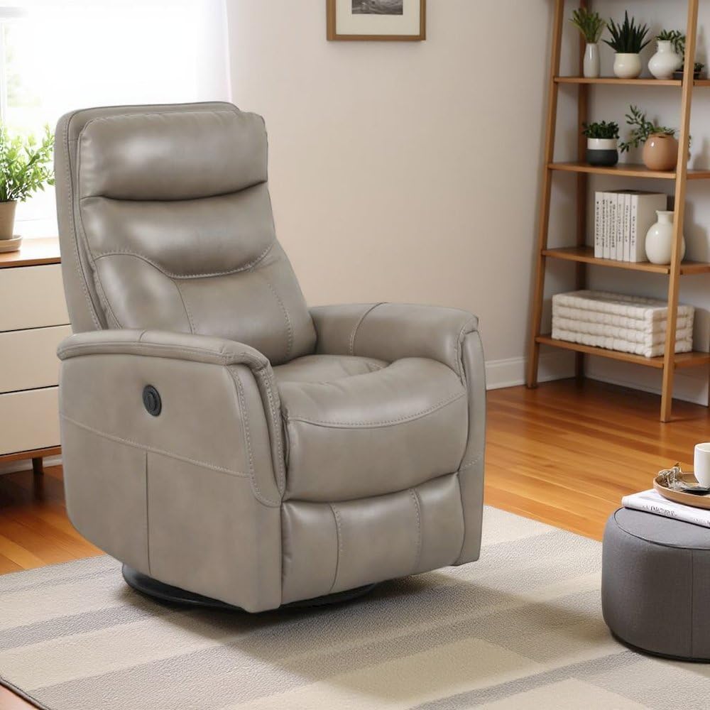 Starlight Canyon Home Linen Recliner Nursery Glider Set of 2 – Luxurious Boucle Chair Pair with Swivel Motion for Ultimate Comfort