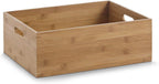 Zeller Storage Box Bamboo 40x30x14cm, Multi-Colour