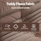 Oversized Bean Bag Chairs for Adults, Giant Beanbag Chair with Memory Foam, Comfy Lounge Chair Lazy Sofa for Apartment, Living Room, Bedroom, Office(Teddy Fabric)