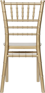 Flash Furniture Hercules Series Children's Resin Event Chair, Commercial/Residential All Occasion Chair, 330 lb. Static Weight Capacity, Gold