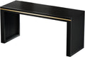 Wisuce Bamboo Dining Bench, 35 inch Entryway Indoor Bench, Black