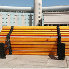 Patio Benches for Outdoors Creative Seat Double Backrest Bench Community Square Outdoor Leisure Chair Garden Benches for Outdoors