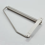 Folding Wall Mounted Clothes Hanger Rack Clothes Hook Solid Brass with Swing Arm Holder Clothing Hanging System Closet Storage Organizer Heavy Duty Drying Rack Wall Mount,Brushed Nickel