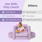 Modular Kids Play Couch (Small, Blueberry)
