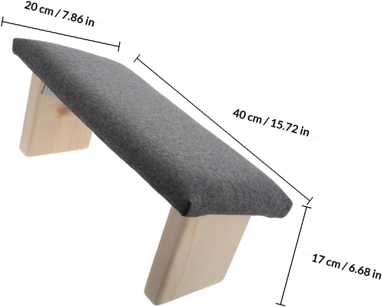 TOYANDONA Foldable Wooden Meditation Bench with Stable Design for Zen Practices and Outdoor Use, Comfortable Sitting Chair and Prayer Stool for Posture Support