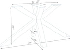 RUSTY DESIGN Spider-Shaped Dining Table Legs #SS1310
