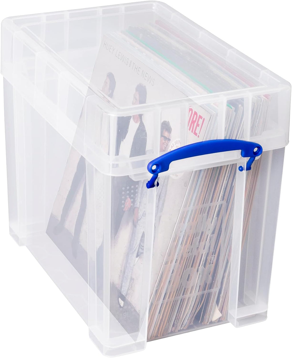 Really Useful Box Plastic Storage 19 Litre With XL Lid Clear (Pack Of 4)