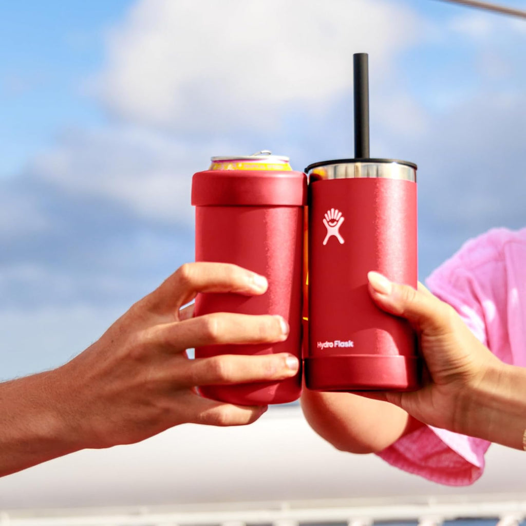 Hydro Flask 12 Oz Cooler for Cans - Can Cooler for Beer or Coffee - Insulated in Capri Blue