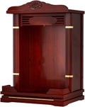 Meditation Altar Table with Drawer, Wall-Mounted Shrine Stand for Home Prayers and Worship