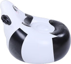 Zunate Cartoon Panda Inflatable Chair, Portable Animal Shaped Air Filled Couch for Kids, Lightweight Soft Seat for Outdoor Camping Beach Travel Indoor Backyard, Fun Inflatable Sofa with