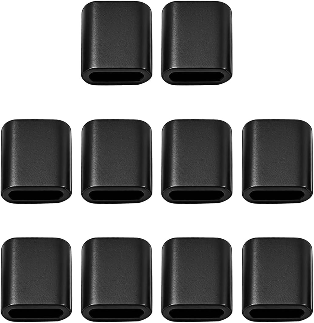 ASAHOM 10pcs of Waterproof End Cap, Small Waterproof Accessory Designed to Seal The Cut End of Light String After Trimming, for ASAHOM Permanent Outdoor Lights, Black