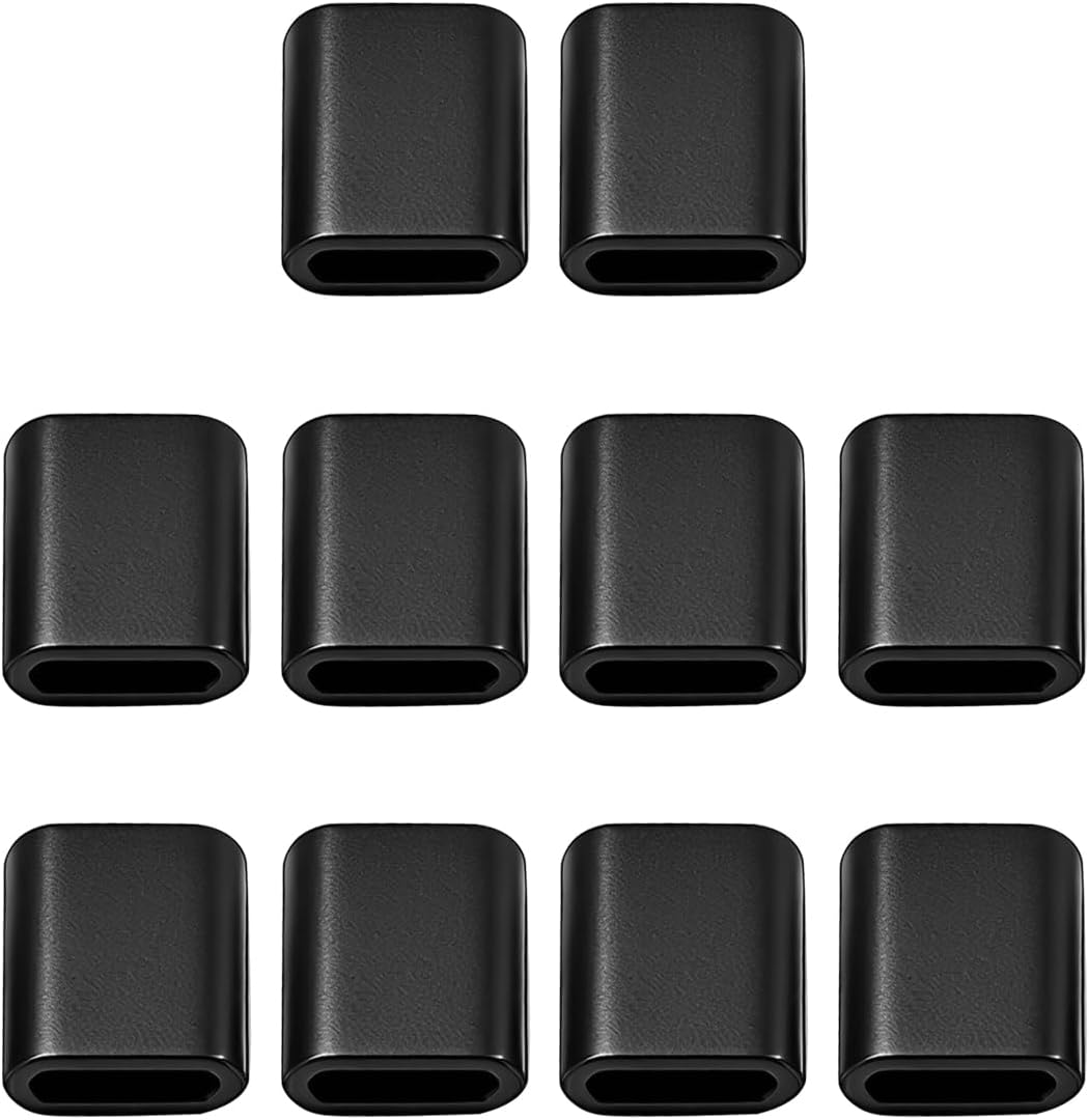 ASAHOM 10pcs of Waterproof End Cap, Small Waterproof Accessory Designed to Seal The Cut End of Light String After Trimming, for ASAHOM Permanent Outdoor Lights, Black