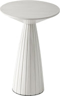 COZAYH Pedestal Small Drink Round Martini Table for Living Rooms or Bedrooms