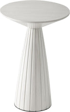 COZAYH Pedestal Small Drink Round Martini Table for Living Rooms or Bedrooms