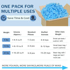 20lbs Bean Bag Filler – Bulk Soft Shredded Memory Foam for Pillows, Couch Cushions, Punching Bag, Dog Beds & Crafts, Clean Fluffy Stuffing for Home Refill Projects