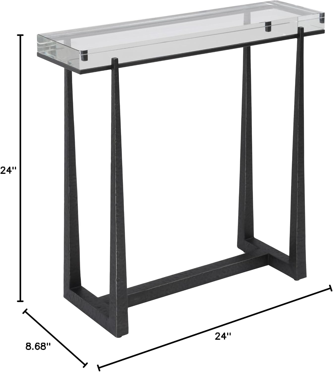 Uttermost 50085 Midas - Accent Table-24 Inches Tall and 24 Inches Wide