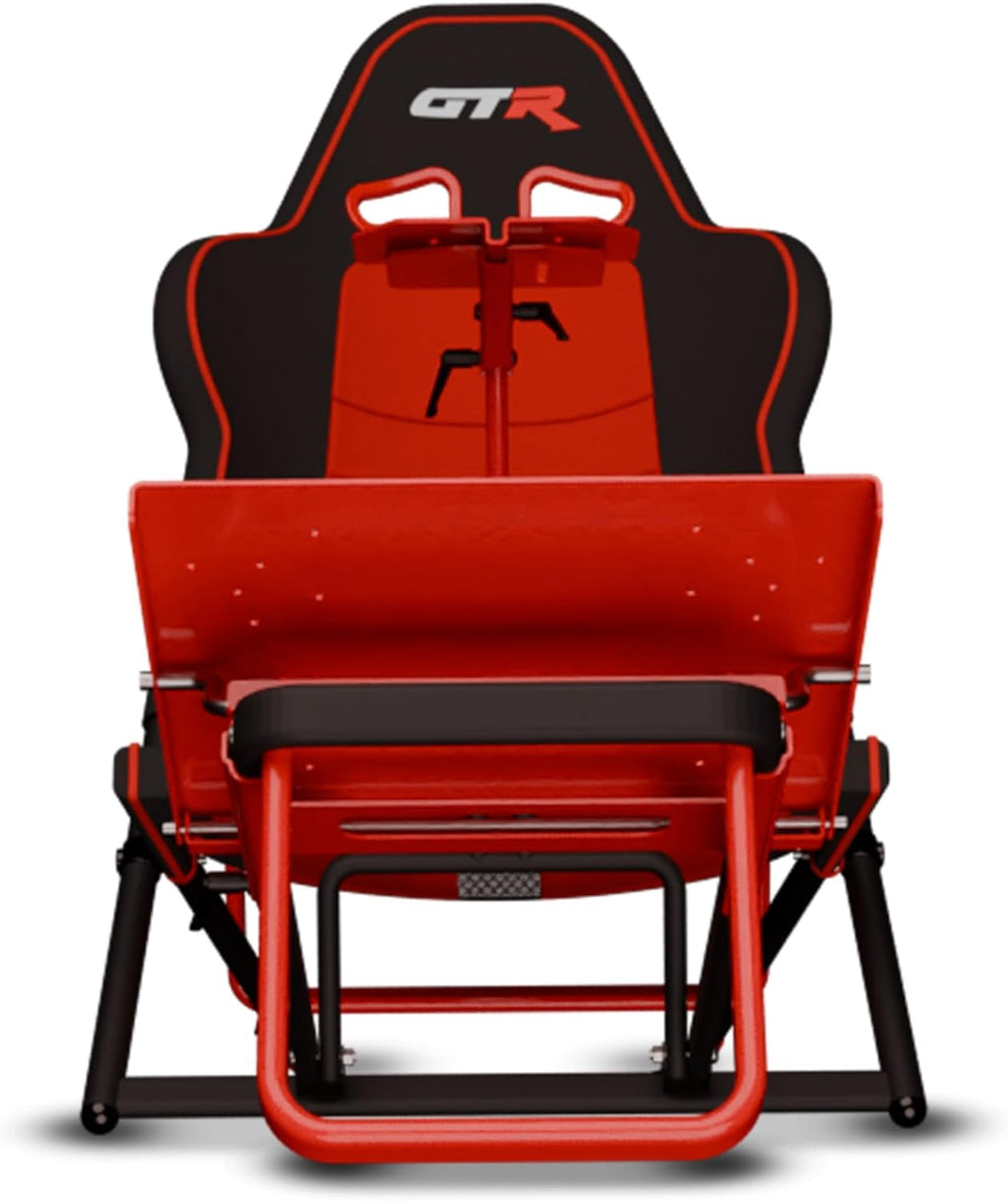 GTA Compact V2 Foldable Racing Simulator Cockpit Stake F1® Team Kick Sauber Edition (Red/Black)