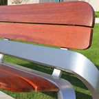 Patio Benches for Outdoors Outdoor Terrace Garden Leisure Bench Park Seat Beach Chair Metal Cast Iron Frame Home Creative Decor Garden Benches for Outdoors