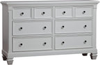 6 Drawer Dresser Pure White