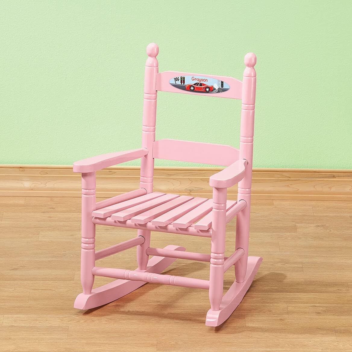 Fox Valley Traders Custom Racecar Children's Rocking Chair