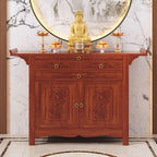 Altar Table,Buddhist Altar Cabinet,Bamboo Shrine Table, Alter Tables for Spiritual(42.52in)