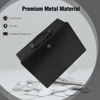 Fireproof Document Box, Fire Resistant Safe Box with Key Lock for Home, Portable Fireproof Lock Box for Personal Items, Passport, Cash, Tablet, X Large 13.2" x 11" x 4.13"