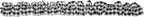 Zen Creative Designs Gingham Checkered Poplin Sleeve Topper Window Valance Top Bottom Ruffle Home Décor Bedroom Nursery Kitchen Window (144" Wide x 9" Tall, Black)