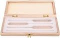 Garneck Hydrometer Storage Box Wooden Case with Foam Insert for Fragile Glass Protection Alcoholmeter Spirit Hydrometer Holder Small Wooden Carrying Case for Homebrew Wine Beer Testing