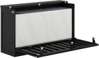 AFI, Charleston Queen Wood Murphy Bed Chest with 6" Mattress, Black