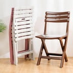 White Plastic Folding Chairs 4 Pack Indoor Outdoor Portable Dining Chairs(Brown,4-Pack)
