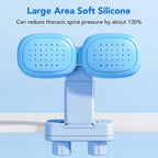 GLOGLOW Kids Posture Corrector for Desk Sitting, Adjustable Chest Support for Neck and Back Relief, Ergonomic Trainer for Children Ages 4-16 Home School Classroom Reading Homework