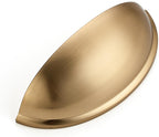 Ravinte 25 Pack 3" Drawer Pulls Champagne Bronze Cabinet Cup Pulls Kitchen Hardware Cabinet Handles Drawer Handles Knobs 3 inch Hole Center
