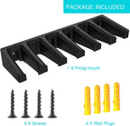 Solid ABS 6X Standard PMAG Wall Mount, Mag Holder, Home Magazine Storage Rack