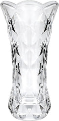 12 inch Flower vase,Large Crystal Glass Vase,Crystal Clear Glass Vases for Flowers,Banquet,Wedding,Birthday,Living Room,Dining Table